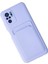 MYT09 Xiaomi Redmi Note 10S Kılıf Kelvin Kartvizitli Silikon - Lila 3