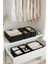 6'lı Çekmece Dolap Içi Düzenleyici Saklama Kutusu Organizer Set 3