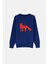 Kızıl Tilki Triko Crew Neck Sweater - Lacivert 1