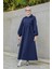 Yakalı Üç Iplik Spor Robalı Elbise-Laci 5