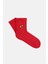 Aslan Havlu Çorap - Kırmızı 1