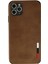 MYT09 iPhone 11 Pro Kılıf Loop Deri Silikon - Kahverengi 1