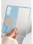MYT09 Samsung Galaxy Z Fold 5 Kılıf Mata Fold Kapak - Sierra Blue 6