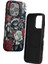 MYT09 iPhone 16 Pro Flower Series Magsafe Kapak - Siyah 2