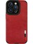 MYT09 iPhone 14 Pro Max Kılıf Loop Deri Silikon - Kırmızı 1