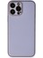 MYT09 iPhone 13 Pro Max Kılıf Coco Deri Silikon Kapak - Açık Lila 1