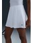 Victory Dri Fit Flouncy Tennis Skirt Kadın Volanlı Iç Cepli Taytlı Tenis Şort Etek Beyaz 1