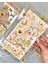 Amber Çiçek Bahçesi Kelebek Sticker Seti 4 Yaprak Sticker Set/etiket/çıkartma/bullet Journal 1