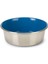 Mtxdpn Beeztees Köpek Mama Su Kabı, Paslanmaz Çelik, Içi Mavi, 16CM, 940ML 1