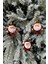 Kırmızı Metalik Noel Baba Ağaç Süsü 6 Cm, 3'lü Set, Yılbaşı Dekorasyonu 7