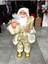 Yılbaşı Gold Krem Noel Baba Figür Biblo 62 Cm, Şık ve Dekoratif Yılbaşı Süsü 1