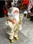 Yılbaşı Gold Krem Noel Baba Figür Biblo 62 Cm, Şık ve Dekoratif Yılbaşı Süsü 2