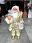 Yılbaşı Gold Krem Noel Baba Figür Biblo 62 Cm, Şık ve Dekoratif Yılbaşı Süsü 3
