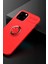 MYT09 iPhone 12 Kılıf Range Yüzüklü Silikon - Kırmızı 2