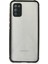 MYT09 Samsung Galaxy A02S Kılıf Miami Şeffaf Silikon - Siyah 1
