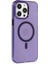 MYT09 iPhone 14 Pro Max Kılıf Tron Şeffaf Magsafe Kapak - Derin Mor 1