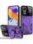 MYT09 Xiaomi Redmi Note 11 Pro Kılıf Joy Lens Standlı Kapak - Mor 1
