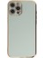 MYT09 iPhone 12 Pro Kılıf Volet Silikon - Açık Yeşil 2
