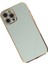 MYT09 iPhone 12 Pro Kılıf Volet Silikon - Açık Yeşil 3