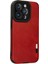 MYT09 iPhone 14 Pro Kılıf Loop Deri Silikon - Kırmızı 2