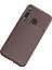 MYT09 Huawei P40 Lite E Kılıf Auto Focus Karbon Kapak - Kahverengi 2