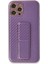 MYT09 iPhone 12 Pro Kılıf Coco Karbon Standlı Kapak - Mor 1