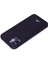 MYT09 iPhone 12 Kılıf Kelvin Kartvizitli Silikon - Derin Mor 3