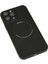 MYT09 iPhone 14 Pro Kılıf Jack Magneticsafe Lens Silikon - Siyah 4