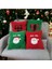 Yeşil 30X30 Çocuk Odası Peluş Noel Baba Yastık Dekoratif Kırlent 1