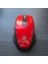 Buffer® Kırmızı Renkli Baş Parmak Destekli Ergonomik Sessiz Kablosuz Mouse - USB Alıcılı, Ofis ve Oyun Için Konforlu Bilgisayar Faresi MS6300 3
