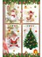 Yılbaşı Temalı Cam Sticker, Çocuk Odası Dekorasyonu, Noel Süsü, Kapı ve Duvar Süsü 2
