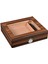 Cigarol Parlak Kahverengi Camlı Humidor Puro Kutusu RC09 1