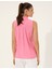 Kadın Pembe Regular Fit Kolsuz Bluz 50247281-VR023 5