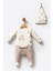%100 Organik Pamuk You And Me Ayıcık Düğmeli Bebek Tulum 2