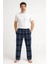 Erkek Desenli Cepli Tek Alt Lacivert 1