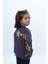Kız Çocuk Arka Kol Baskılı Çiçekli Sweatshirt 5