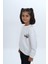 Kız Çocuk Arka Kol Baskılı Çiçekli Sweatshirt 2