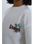 Kız Çocuk Arka Kol Baskılı Çiçekli Sweatshirt 3