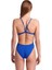Women's Swimsuit Lace Back Solid Kadın Yüzücü Mayo 004651702 2