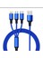Çoklu USB Hızlı Şarj Kablosu Type-C Micro 1