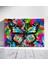 Renkli Kelebek Dansı Pop Art Kanvas Tablo 1