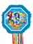 Pinyata Sonic Mavi 42CM Ahş.sop.püsküllü 2