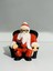 Kırmızı Noel Baba Oturan Yılbaşı Süsü, Sıcak ve Neşeli Dekorasyon Parçası 2