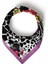 Zebra & Çiçek Desenli Bandana Fular 4