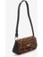 Domitilla Siyah-Kahve-Leopar Kadın Omuz Çantası HWLO7529780 2