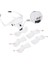 5 Lens 1.0x3.5x, 2led Işıklı ile Ayarlanabilir Gözlük BÜYÜTEÇ9892B2 4