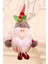 Kırmızı Yılbaşı Çam Ağacı Süsü Noel Baba Figür 17 cm Dekorasyon 1