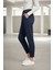 Kadın Jogger Çimalı Beli Lastikli Modal Kumaş Pantalon 3