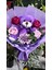 Ayıcık Buketi 25CM Sevimli Peluş Ayı & Güller & Yıldız Çiçeği Ile Hazırlanmış Sevdiklerinize Özel Hediye 2