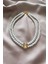 Çift Sıralı Abiye Inci Choker Kolye 3